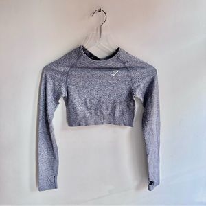 GYMSHARK | Longsleeve Crop Top